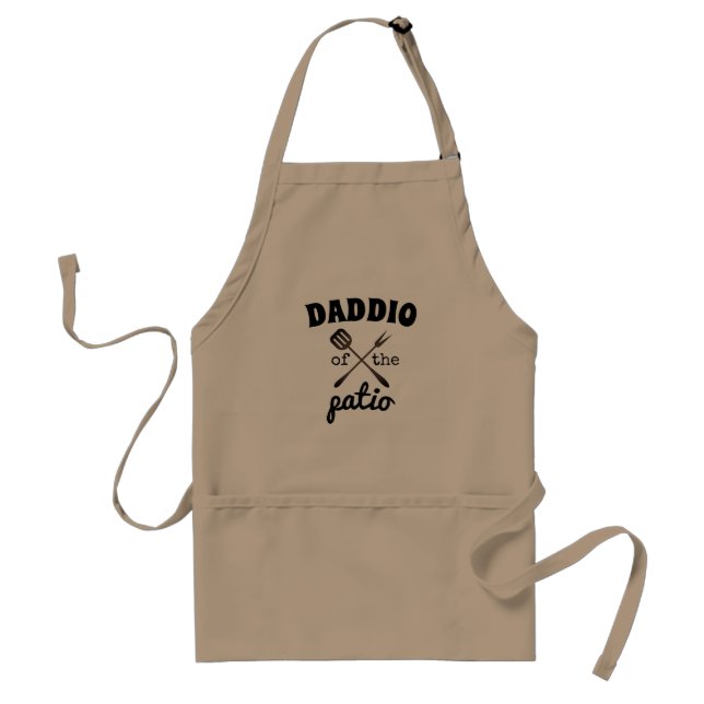 Daddio of the Patio funny BBQ Standard Apron (Front)