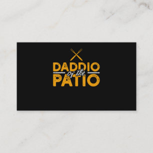 Daddio Of The Patio Funny Grill BBQ Loyalty Card