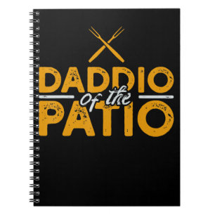 Daddio Of The Patio Funny Grill BBQ Notebook