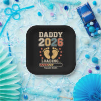 Daddy 2026 Loading Baby Announcement Expecting Dad