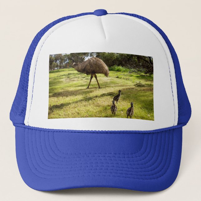 Daddy And Baby Emus,    Trucker Hat (Front)