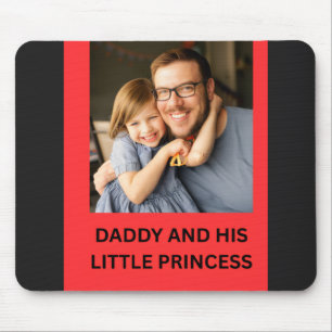 DADDY AND HIS LITTLE PRINCESS MOUSE PAD