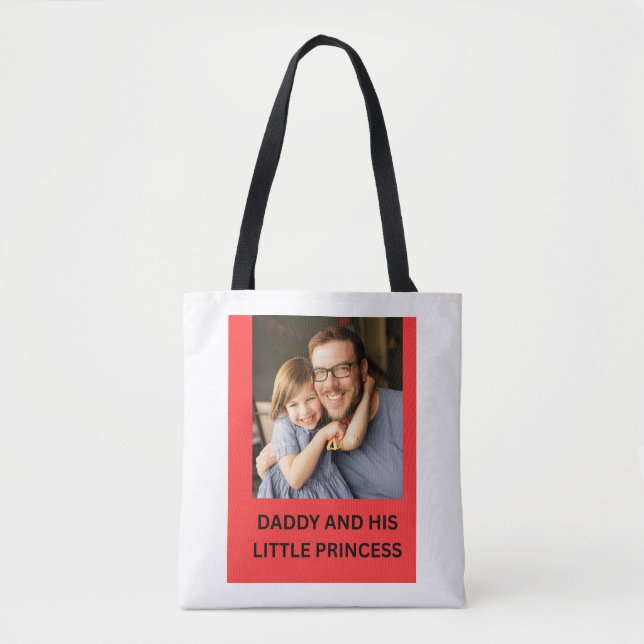 DADDY AND HIS LITTLE PRINCESS TOTE BAG (Front)