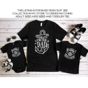 Daddy and Me Daddy's First Mate Baby Bodysuit