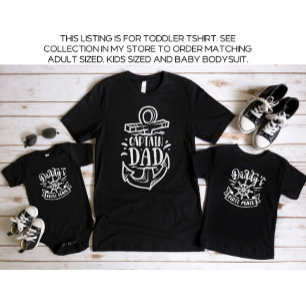 Daddy and Me Daddy's First Mate Toddler T-Shirt