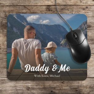 Daddy and Me Personalised Dad Gift Mouse Pad