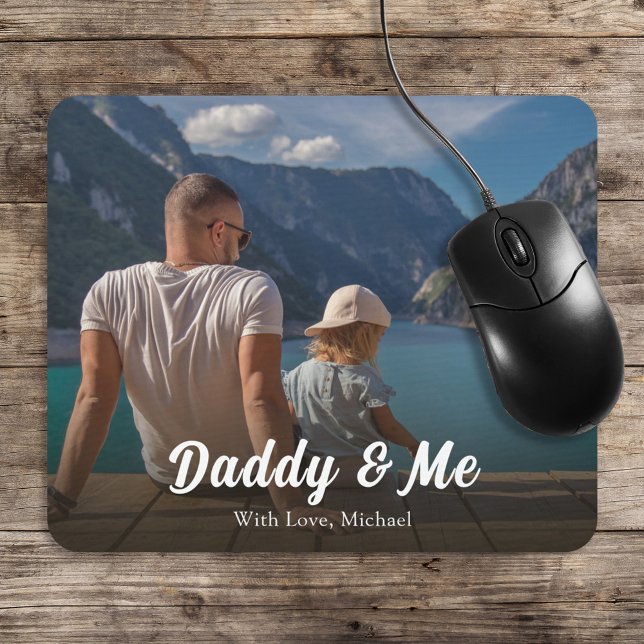 Daddy and Me Personalised Dad Gift Mouse Pad (Creator Uploaded)