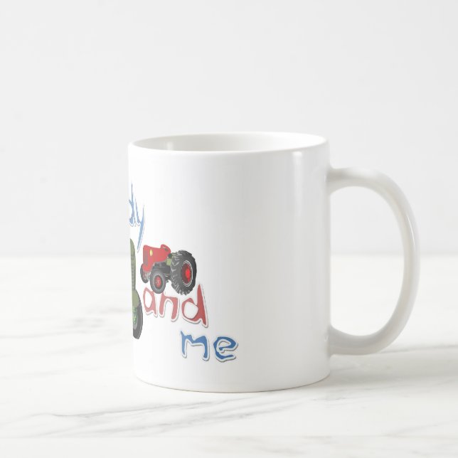 Daddy and Me Tractors Coffee Mug (Right)
