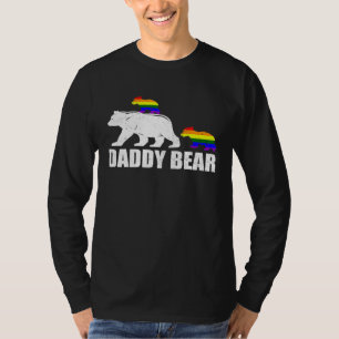 Daddy Bear 2 Kids  Proud LGBT Gay Pride Ally Dad B T-Shirt