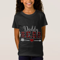 Daddy Bear Buffalo Plaid Arrow Heart Dad Christmas