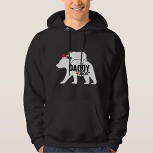 Daddy Bear Christmas Cute X-Mas Dad Son Daughter M Hoodie