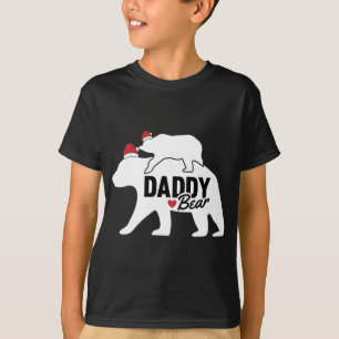 Daddy Bear Christmas Cute X-Mas Dad Son Daughter M T-Shirt