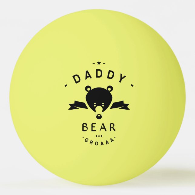 Daddy bear ping pong ball (Front)