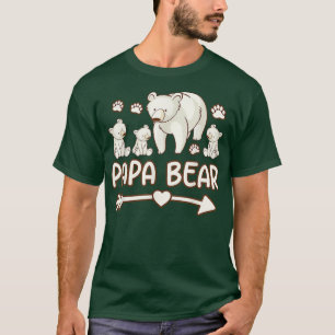daddy bear tshirts for fathers, mens 3 cubs t shir