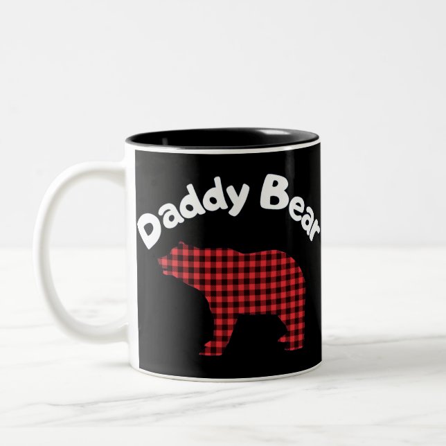 DADDY BEAR Two-Tone COFFEE MUG (Left)