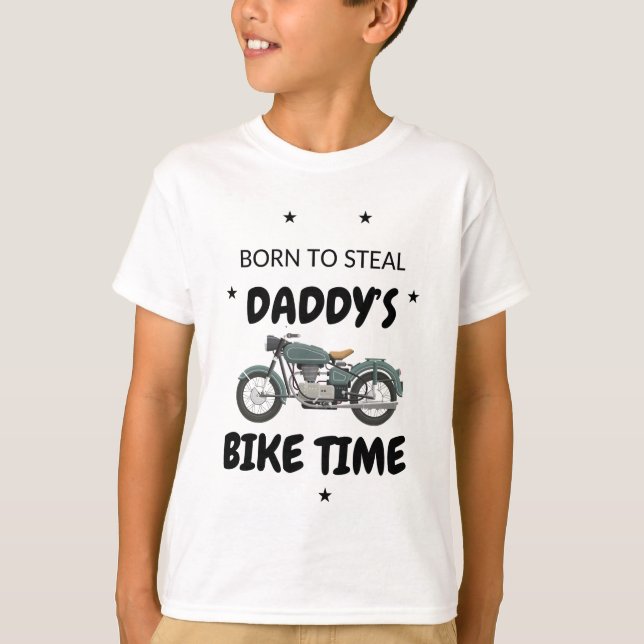 Daddy bike time T-Shirt (Front)