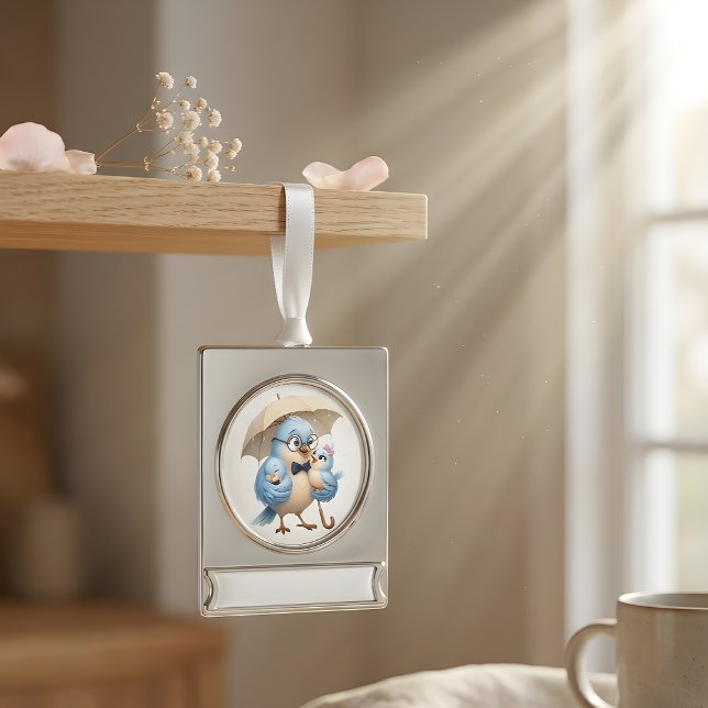 Daddy Bird Banner Ornament Dad Keepsake (Creator Uploaded)
