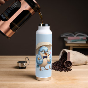 Daddy Bird Travel Water Bottle Family Gift