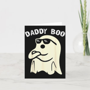 Daddy Boo Halloween Family Matching Costume Ghost  Card