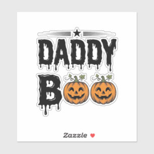 Daddy Boo Vintage Halloween Pumpkin Shirt Design_1