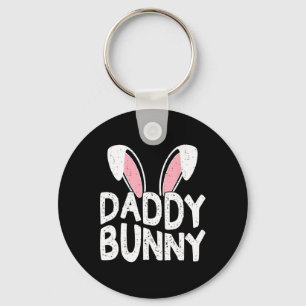 Daddy Bunny Ears Easter Family Matching Dad Father Key Ring