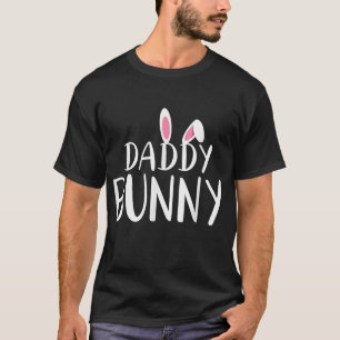 Daddy Bunny Easter Pregnant Mum Matching Couple T-Shirt