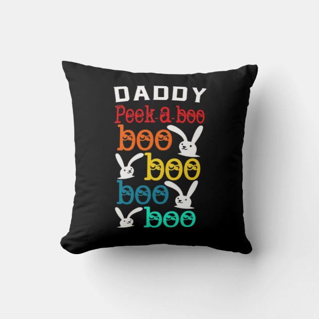 Daddy Bunny Game For Men_s Novelty Cushion (Front)