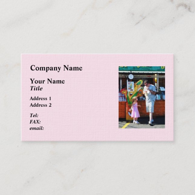 Daddy Can I Have My Drink Back Calling Card (Front)