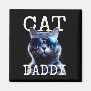 Daddy Cats Dad Father Tomcat Daddy Fathers Day Cat Magnet