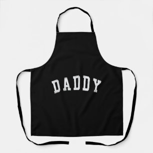 Daddy - Classic Bold Font Father's Day Daddy Apron