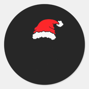 Daddy Claus, Family Matching Christmas Father Men  Classic Round Sticker