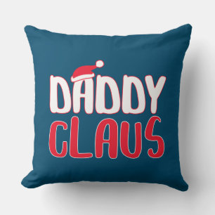 Daddy Claus Matching Santa Christmas Costume Cushion