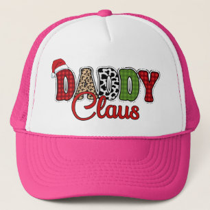 Daddy Claus Plaid Design Trucker Hat
