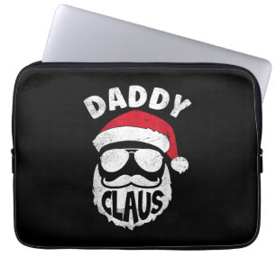 Daddy Claus Santa Claus Funny Christmas Matching P Laptop Sleeve