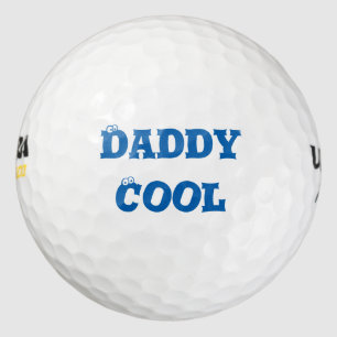 Daddy Cool Blue Father's Day Gifts Sports Games Golf Balls