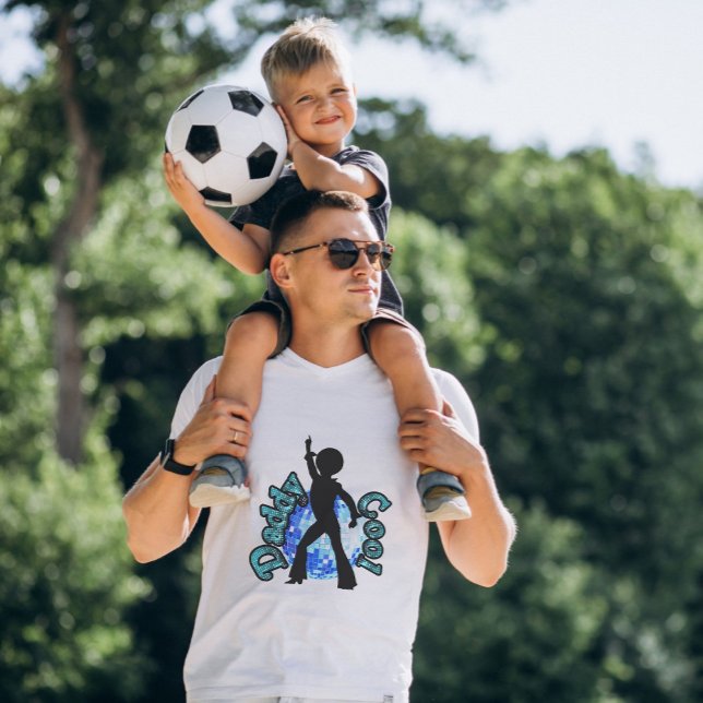 Daddy Cool Disco Dance Modern Father's Day T-Shirt (Creator Uploaded)