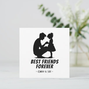 Daddy-Daughter Best Friend Forever - Custom Name 4