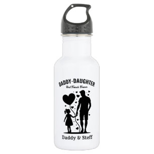 Daddy-Daughter Best Friend Forever - Custom Name 532 Ml Water Bottle