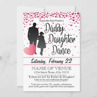 Daddy Daughter Dance Invitation