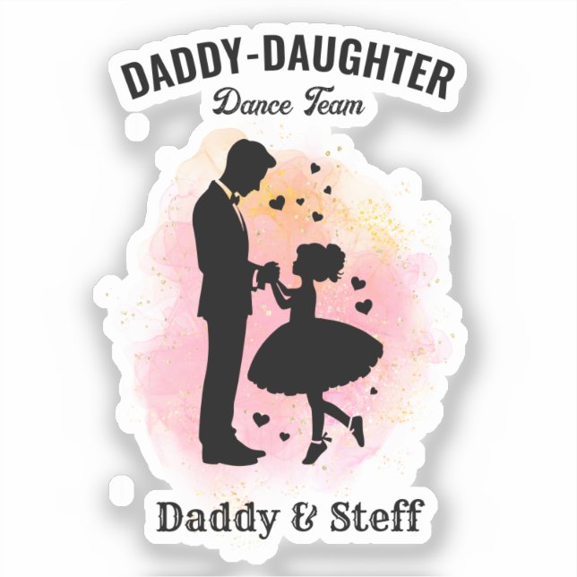 Daddy-Daughter Dance Team (3) T-Shirt (Front)