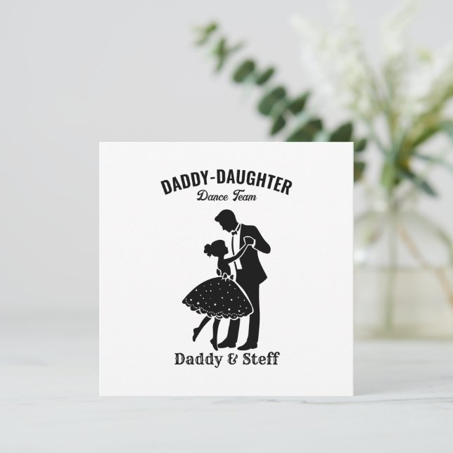 Daddy-Daughter Dance Team (4) T-Shirt (Standing Front)