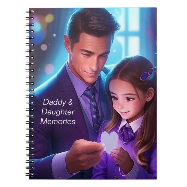 Daddy & Daughter Memories Notebook (Front)