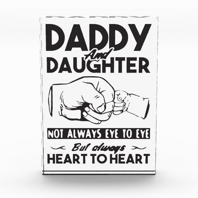 Daddy & Daughter Photo Block (Front)