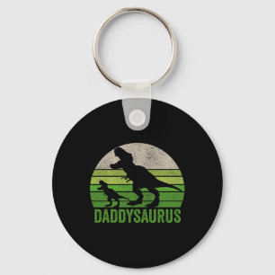 Daddy Dinosaur Daddy Funny Fathers Day Gift Key Ring