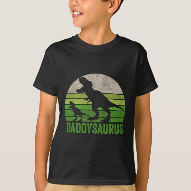Daddy Dinosaur Daddy Funny Fathers Day Gift  T-Shirt (Front)