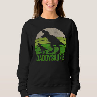 Daddy Dinosaur Daddysaurus Father's Day Sweatshirt
