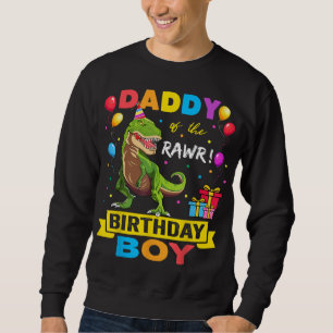 Daddy Dinosaur Funny Cute Birthday Boy Family Appa Sweatshirt