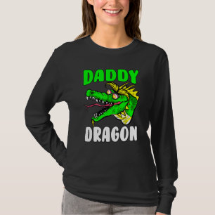 Daddy Dragon Winged Creature Fire Breathing T-Shirt