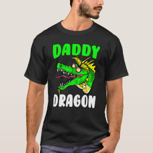 Daddy Dragon Winged Creature Fire Breathing T-Shirt