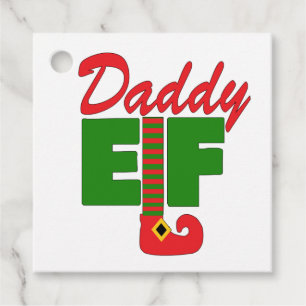 Daddy Elf  Favour Tags